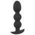 Black Velvets - plug anal cu bilă, greu, 145g - silicon negru