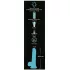 You2Toys Glow in the Dark - dildo cu ventuză luminos - silicon albastru