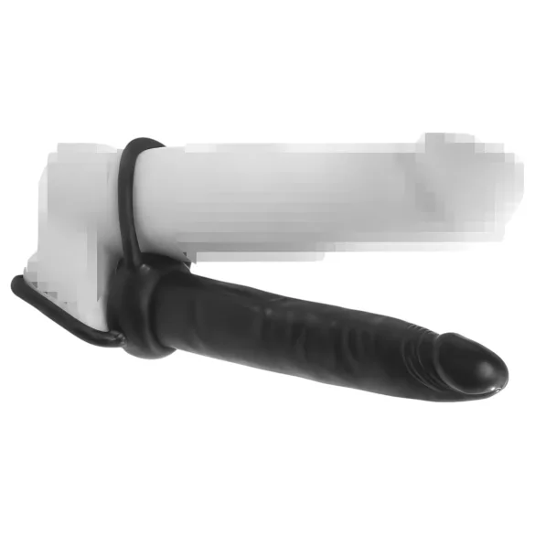 Pipedream Analfantasy Double Trouble - dildo anal cu ham (negru)