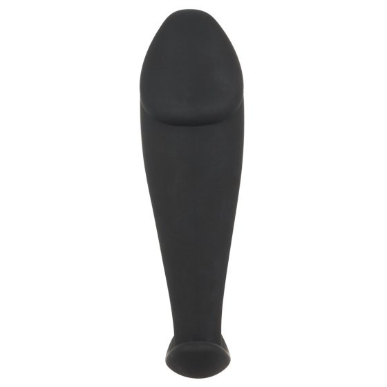 Black Velvet - dildo anal cu cap mare (negru)