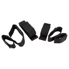 Bad Kitty - set de restrângere mâini și picioare - negru