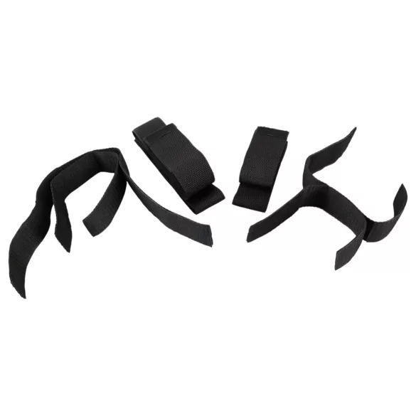 Bad Kitty - set de restrângere mâini și picioare - negru