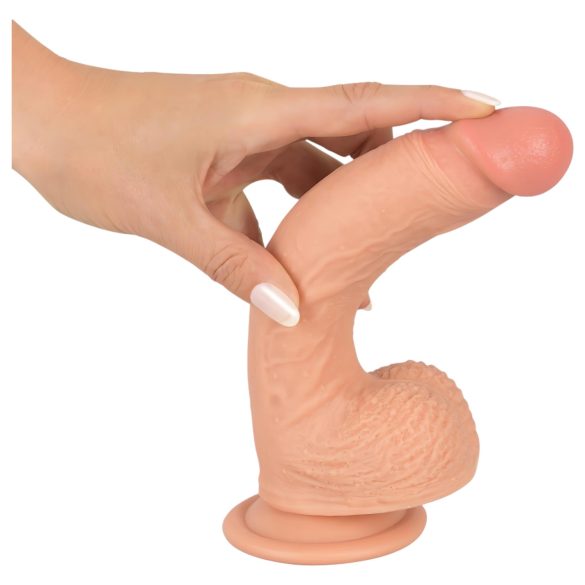 realistixxx - dildo realist cu ventuză - 22 cm - culoare naturală