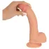 realistixxx - dildo realist cu ventuză (22 cm, culoarea pielii)