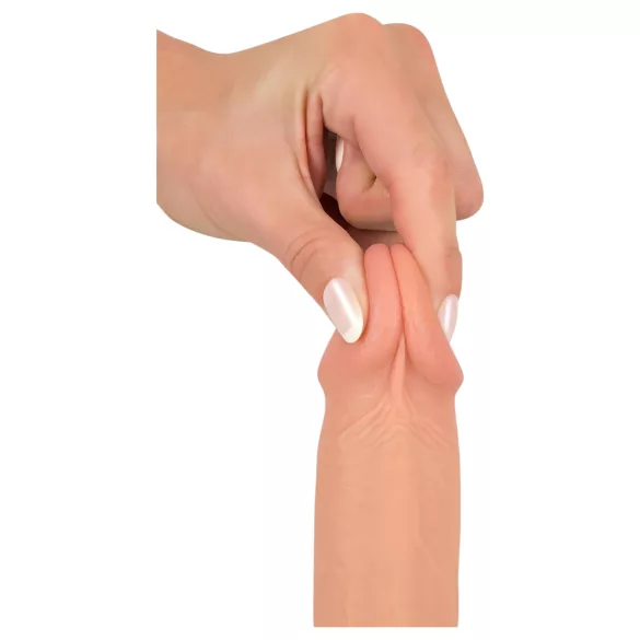realistixxx - dildo realist cu ventuză (22 cm, culoarea pielii)