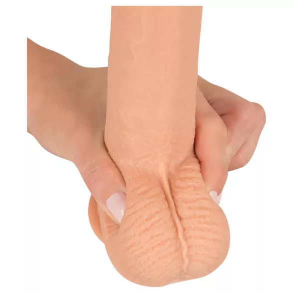 realistixxx - dildo realist cu ventuză (22 cm, culoarea pielii)