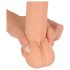 Realistixxx - dildo realist cu ventuză (22cm) - culoare naturală