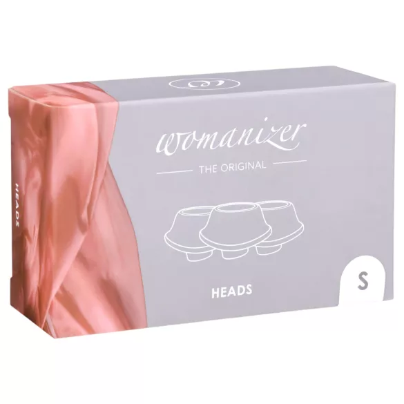 Womanizer Premium S - set capete de rezervă stimulare clitoris - alb (3 bucăți)