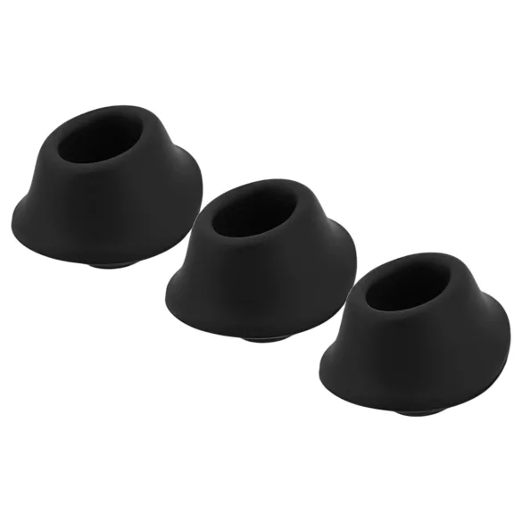 Womanizer - set capete de supt rezervă - compatibil Premium M - negru (3 bucăți)
