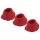 Womanizer - set accesorii capete de aspirație - roșu - 3 bucăți