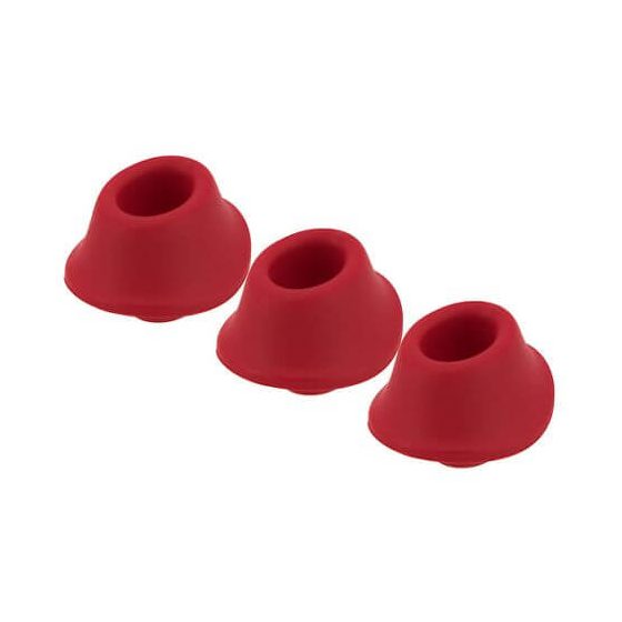 Set Clopot de schimb Womanizer Premium M - roșu (3 bucăți)