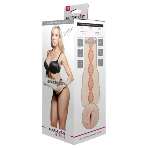 Fleshlight - masturbator vaginal realist - Brandi Love Heartthrobe