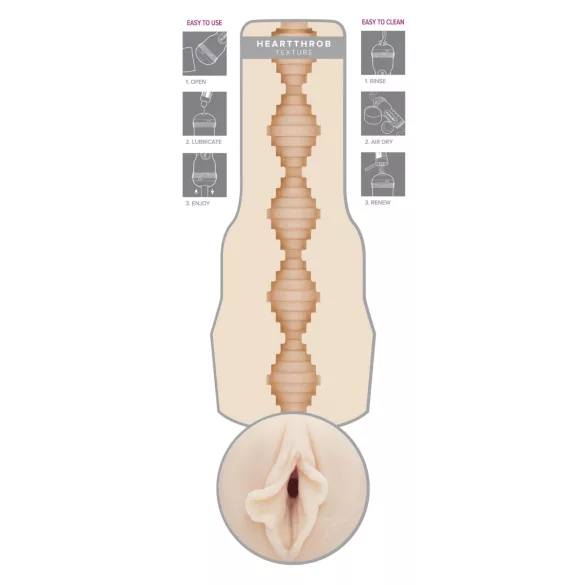 Fleshlight - masturbator vaginal realist - Brandi Love Heartthrobe