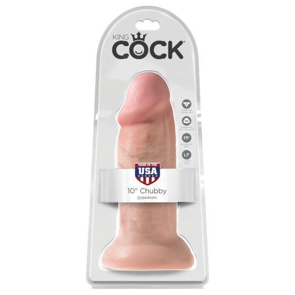 King Cock - dildo realist - 25 cm - culoare naturală