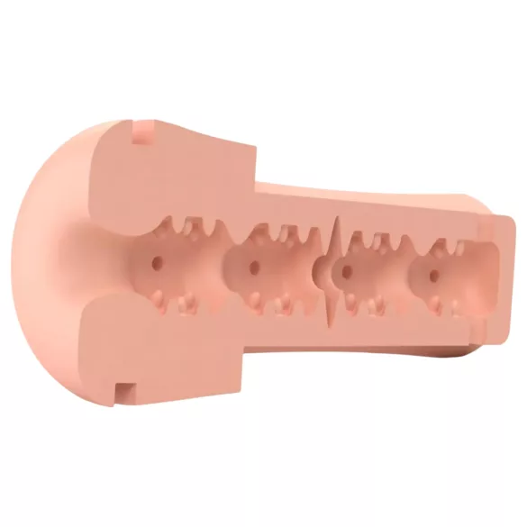 mystim Opus E Donut - masturbator electro (natural-negru)