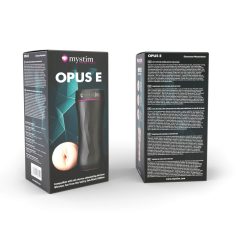   Mystim Opus E Vagina - masturbator electro artificial (natural-negru)