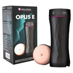   mystim Opus E Anus - masturbator electro anal artificial (natur-negru)