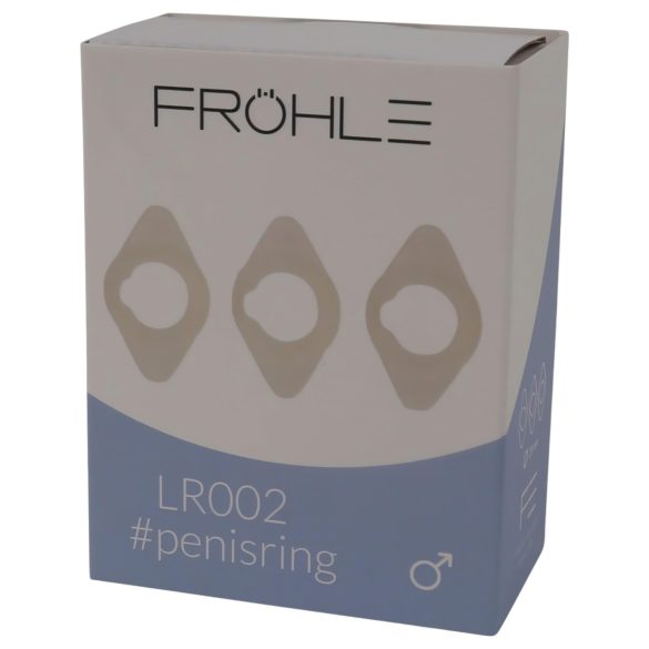 Fröhle - set inele pentru penis medicale - 3 bucăți - diametru 2,1 cm