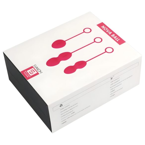 Svakom Nova - Set bile Kegel 3 piese (roșu)