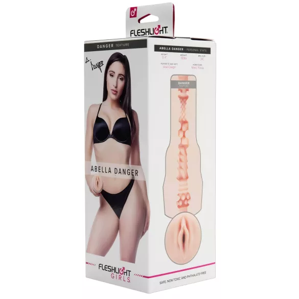 Fleshlight - Masturbator vaginal - formă vagin Abella Danger - silicon