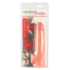   Realistixxx - prelungitor de penis cu inel testicular - 19cm (natur)