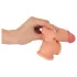 Realistixxx - prelungitor penis cu inel - aspect realist 19cm - culoare naturală