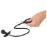 You2Toys - dop anal cu pompare - mărire reglabilă - silicon negru