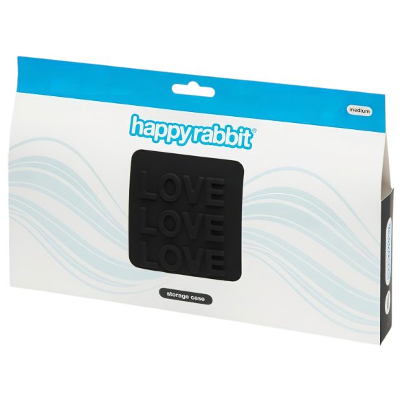 Happyrabbit - trusă pentru jucării sexuale - medie - negru