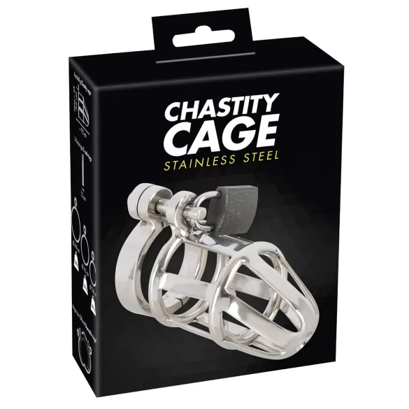 You2Toys - Cușcă castitate penis - metal, lacăt inclus