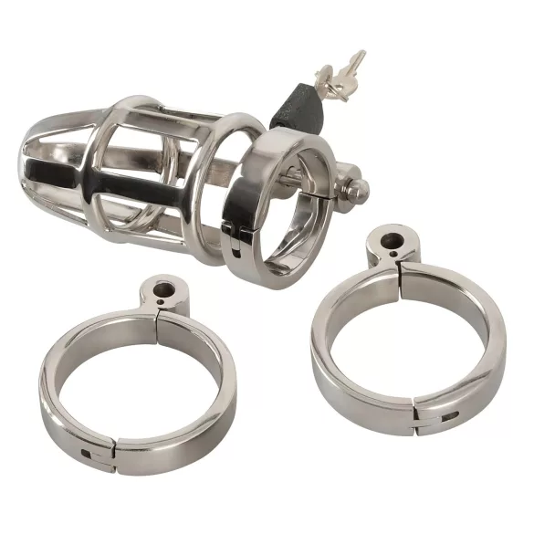 You2Toys - Cușcă castitate penis - metal, lacăt inclus