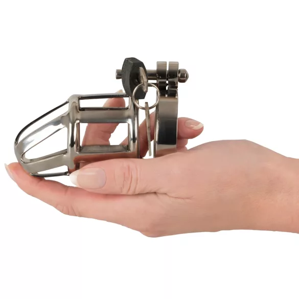 You2Toys - Cușcă castitate penis - metal, lacăt inclus