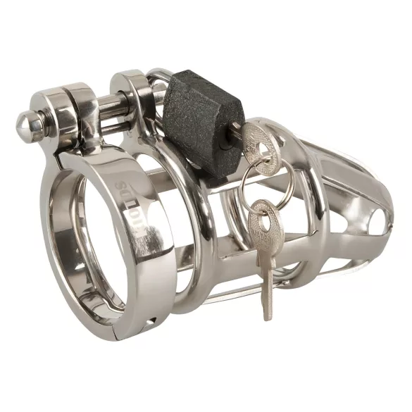 You2Toys - Cușcă castitate penis - metal, lacăt inclus