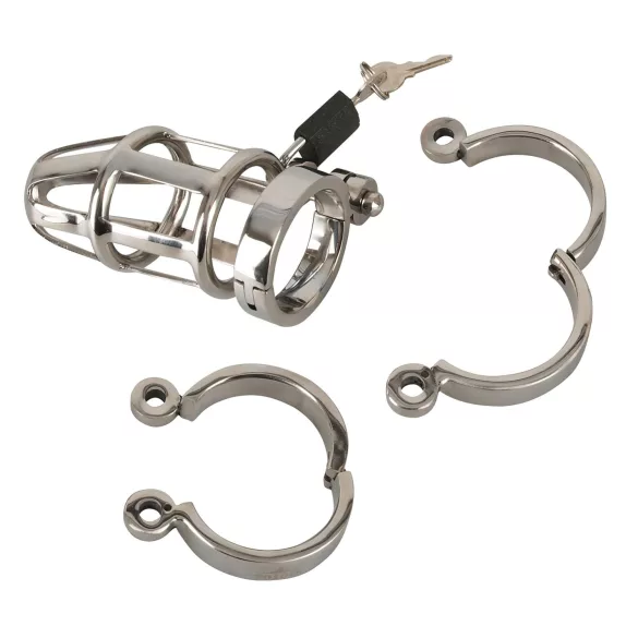 You2Toys - Cușcă castitate penis - metal, lacăt inclus