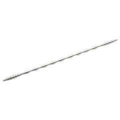   Penisplug Dilator - dilator uretral din oțel (0,3-0,6cm) - argintiu