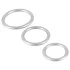 You2Toys Metallic - set inele pentru penis din silicon (3 bucăți)