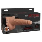   Fetish Strap-On 7,5 - dildo atașabil, gol, ejaculator (natural)