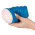 Masturbator Real Feel - piele naturala, culoare natur-kék