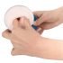 Masturbator Real Feel - piele naturala, culoare natur-kék