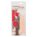   Realistixxx - extender penian cu inel pentru testicule - 16cm (natural)