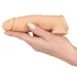 Realistixxx - prelungitor penis cu inel - 16cm - culoare naturală