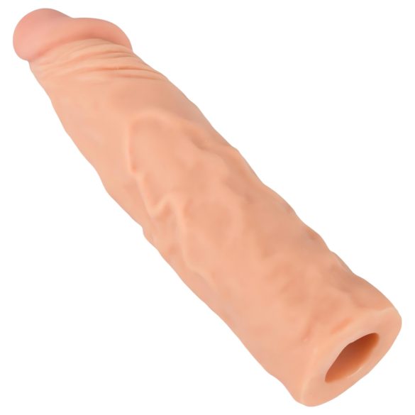 Nature Skin - prelungitor, îngroșător pentru penis (19,5cm)
