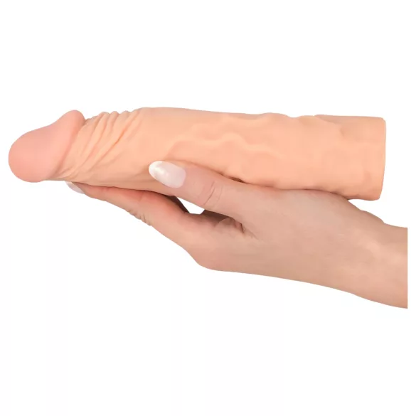 Nature Skin - prelungitor penis - grosime suplimentară - 19,5 cm