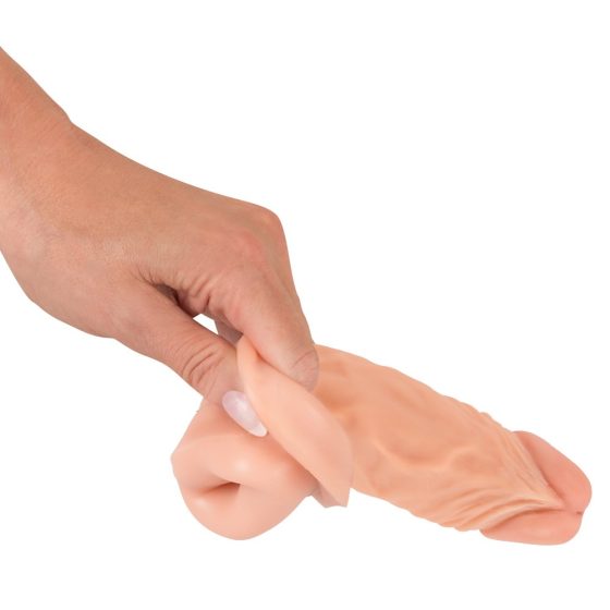 Nature Skin - prelungitor de penis, cu efect de ingrosare (19,5cm)
