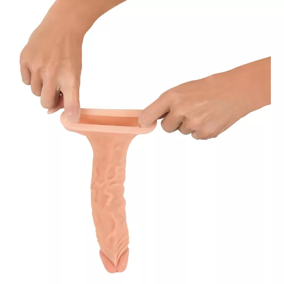 Nature Skin - prelungitor penis - grosime suplimentară - 19,5 cm