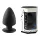 Silexd S - dildo anal modelabil - 9 cm (negru)
