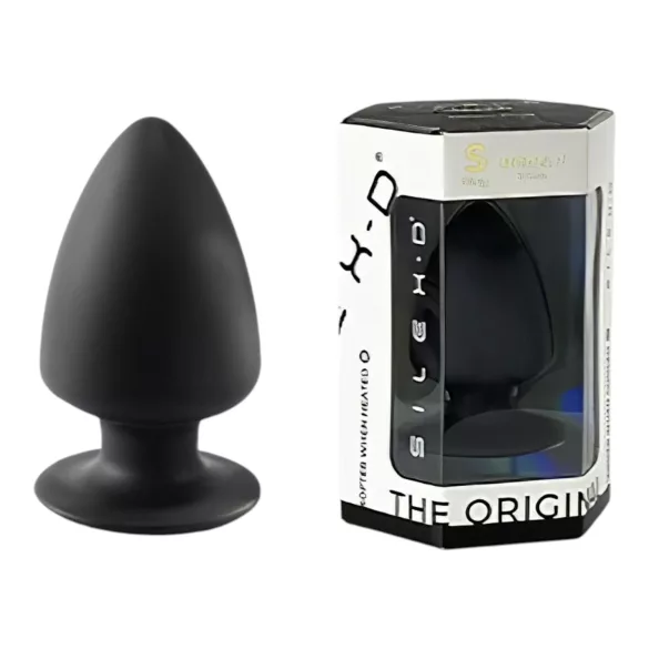 Silexd S - dildo anal modelabil - 9 cm (negru)