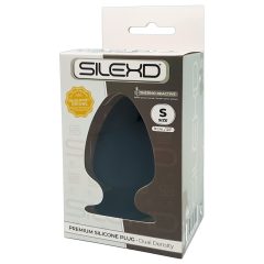 Silexd S - dildo anal transformabil - 9cm (negru)