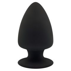 Silexd S - dildo anal transformabil - 9cm (negru)