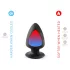Silexd S - dildo anal modelabil - 9 cm (negru)