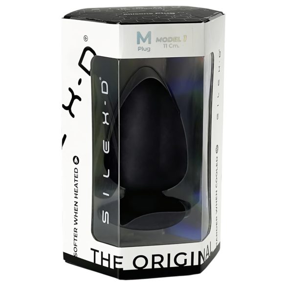 Silexd M - plug anal modelabil - 11 cm - negru